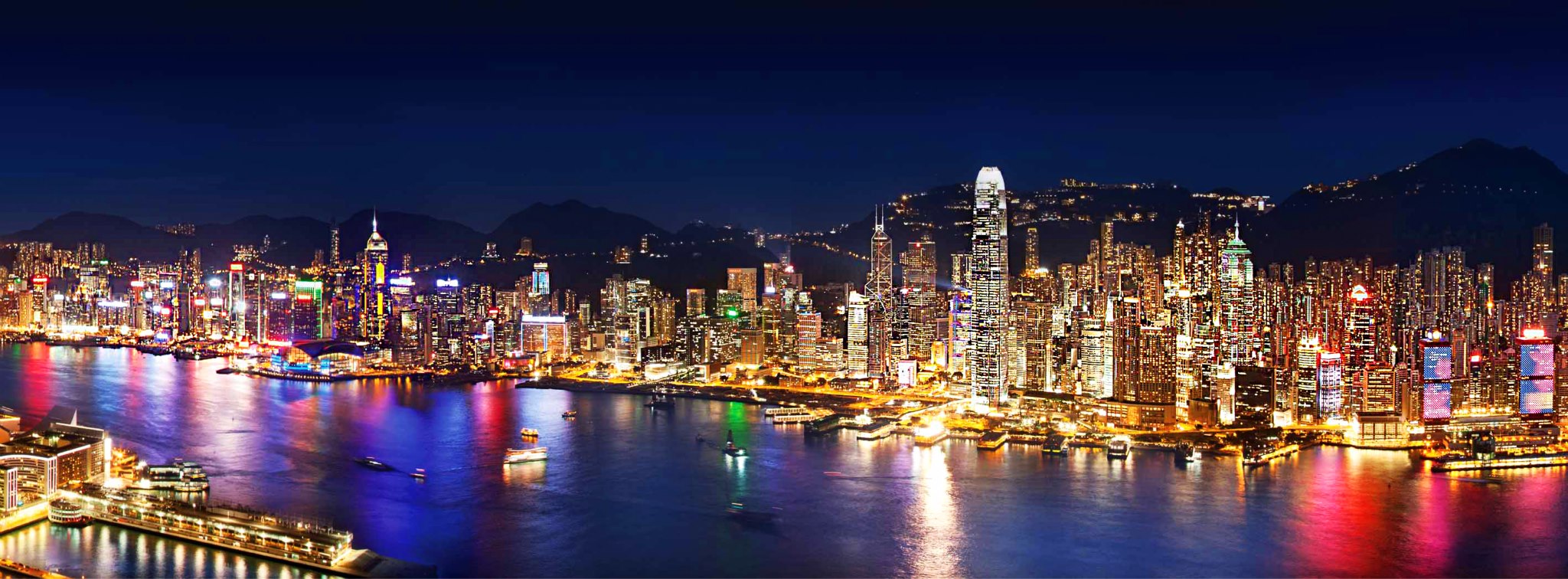 Hong Kong City at Night